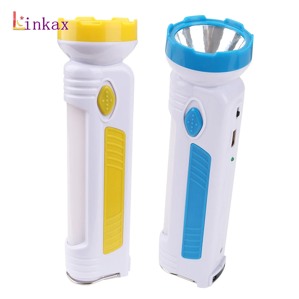 

Solar Working Light Flashlight USB Rechargeable Torch Built-in Battery Camping Lantern Led Floodlight With Power Bank Lamp