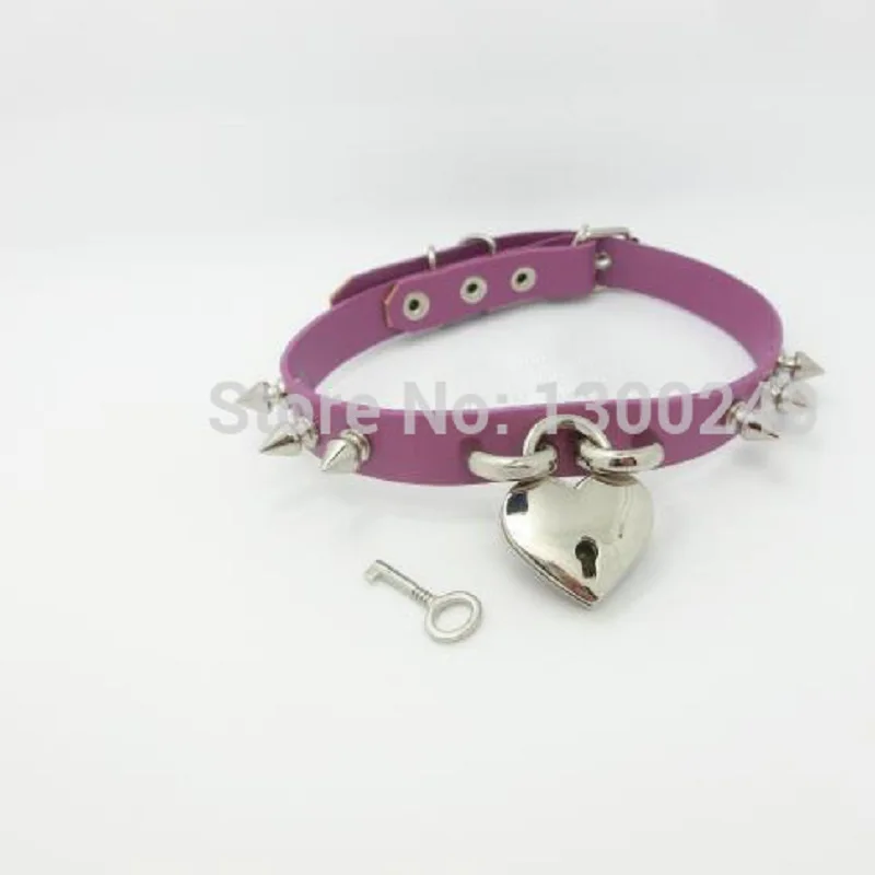 Женское Ожерелье чокер с заклепками в виде сердечек|fashion choker|punk chokerchoker fashion necklaces |
