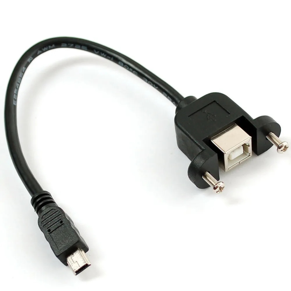 20cm usb2.0 type b female to mini USB cable usb bf to mini usb usb b