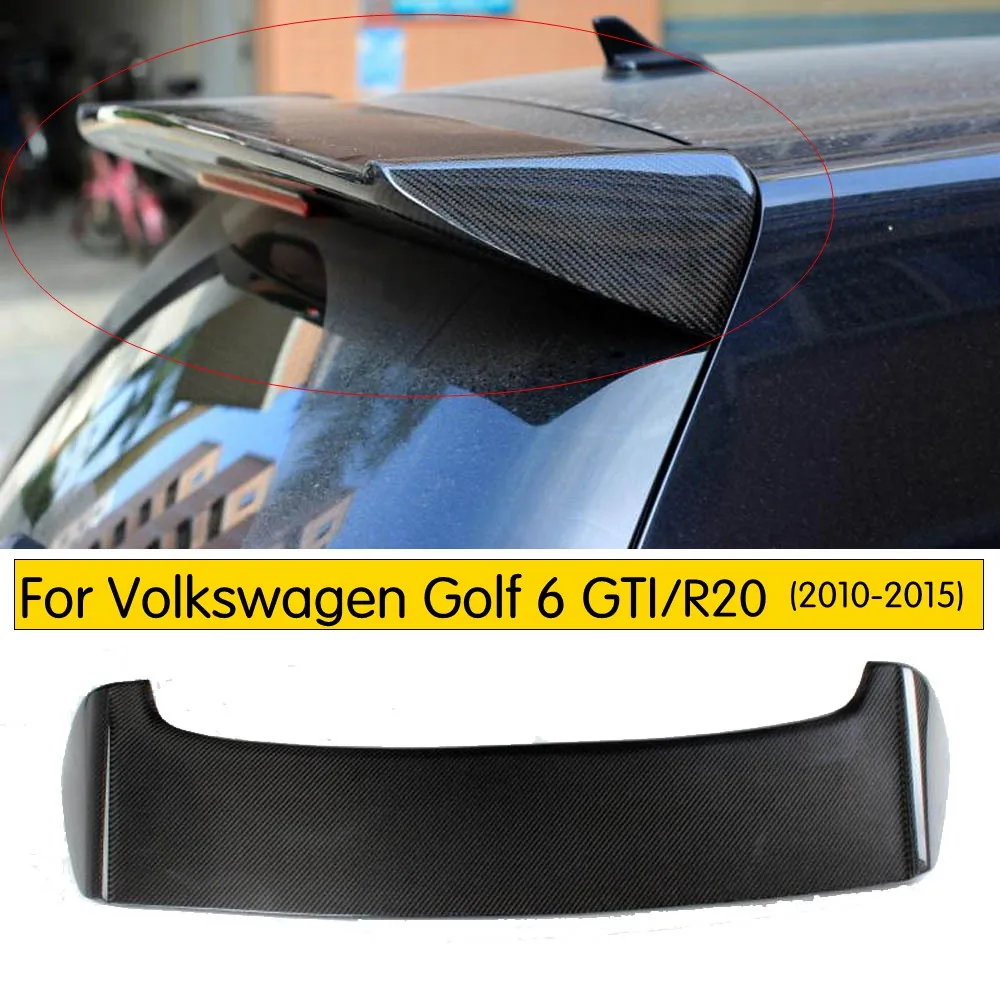 Спойлер багажника из углеродного волокна для VW Golf 6 MK6 автомобильный спойлер заднего крыла 2010- подходит только для GTI и R20