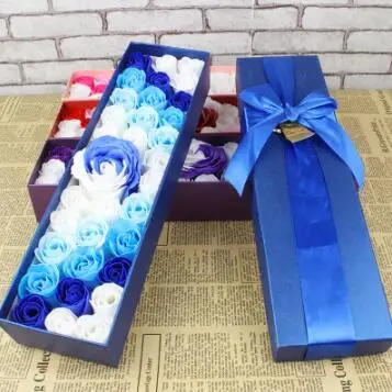 Новинка года стиль Рождество подарок на день рождения для девочек мыло романтическая роза используется для Свадебные украшения партии украшения дома - Цвет: as picture