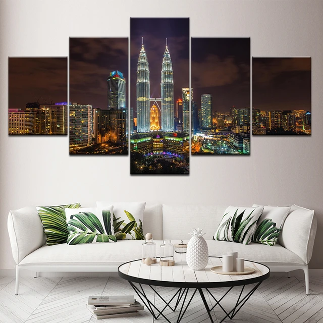 Beautiful Malaysia Petronas Twin Towers Commercial Cityscape Hd ...