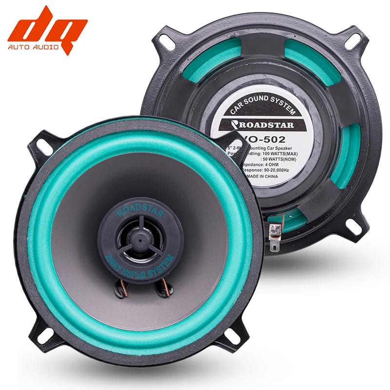 

2pcs 5 Inch 100W Car HiFi Coaxial Speaker Vehicle Car Auto Audio Music Stereo Full Range Frequency Loundspeakers for Car