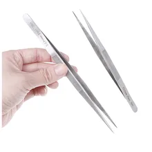 1 шт Прямой пинцет 16/18 см Нержавеющая сталь электронный острия Высокое качество пинцет