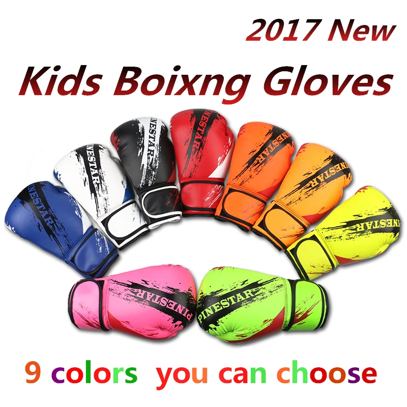 

Professional Children Boxing Gloves 6oz Kids Free Combat Muay Thai Glove Kids Boxing Gloves for 5-14 Years Boys Girls Red Blue