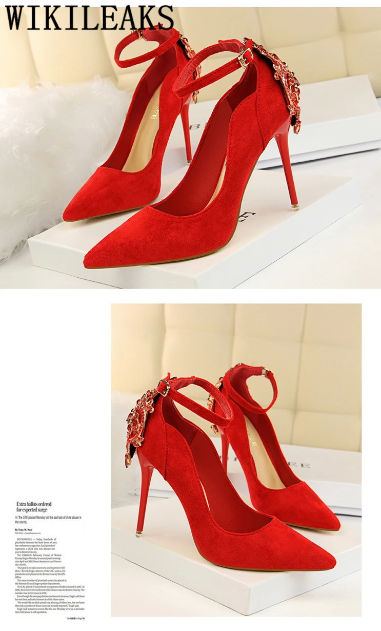 Стразы; женская обувь на каблуке; красная Свадебная обувь на шпильке; женская брендовая обувь на высоком каблуке; роскошная дизайнерская обувь для женщин