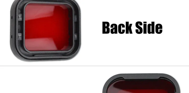 Filtri Subacquei 3 Pezzi Per GoPro Hero 5/6 - Rosso, Rosa, Viola, Per Profondità 5-25m - Foto 2
