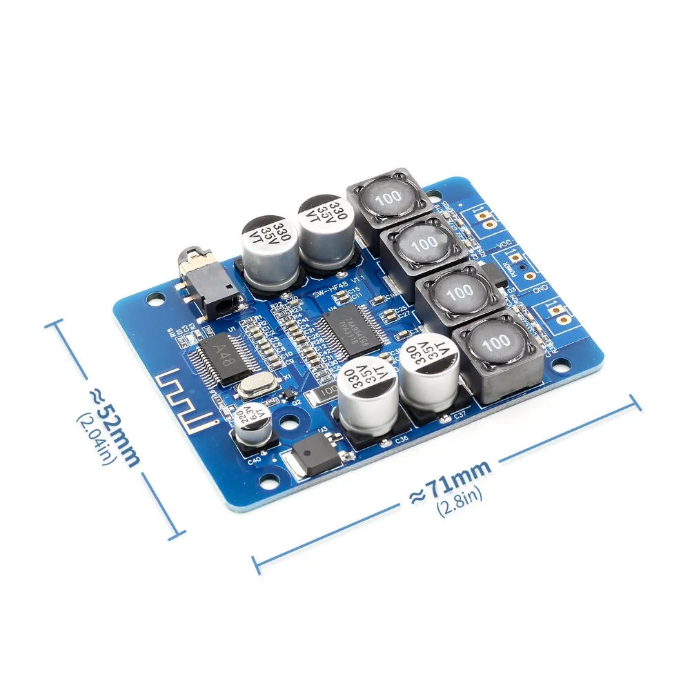 TPA3118 2x30 Вт 8-26 в DC стерео аудио Bluetooth цифровой усилитель мощности доска для усилителей