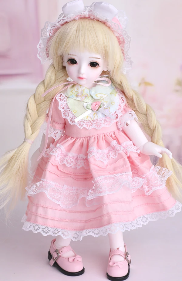 Новое поступление 1/3 1/4 1/6 BJD кукла милое розовое платье одежда для Bjd куклы игрушки аксессуары