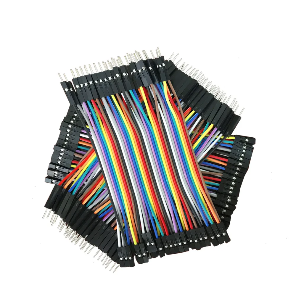 Dupont line 120pcs 10cm 40Pin M-M + M-F + F-F jumper wire Dupont cable for Arduino DIY Project Breadboard