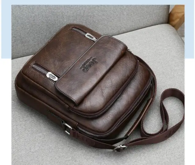 New Men's Bag Fashion Europe And America Business Men's Shoulder Bag Messenger Bag Computer Briefcase