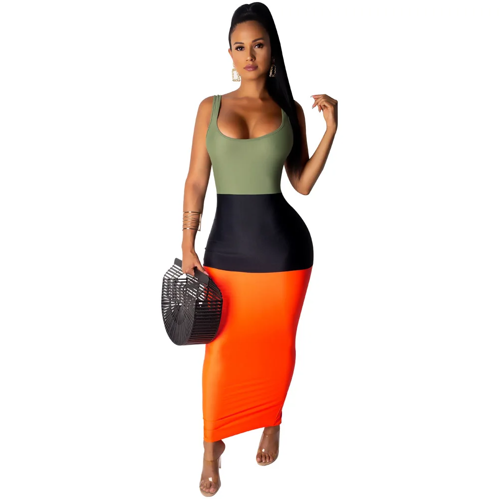Joiekuno лоскутное выдалбливают вечерние модные Vestidos леди 2019 Bodycon сексуальные без