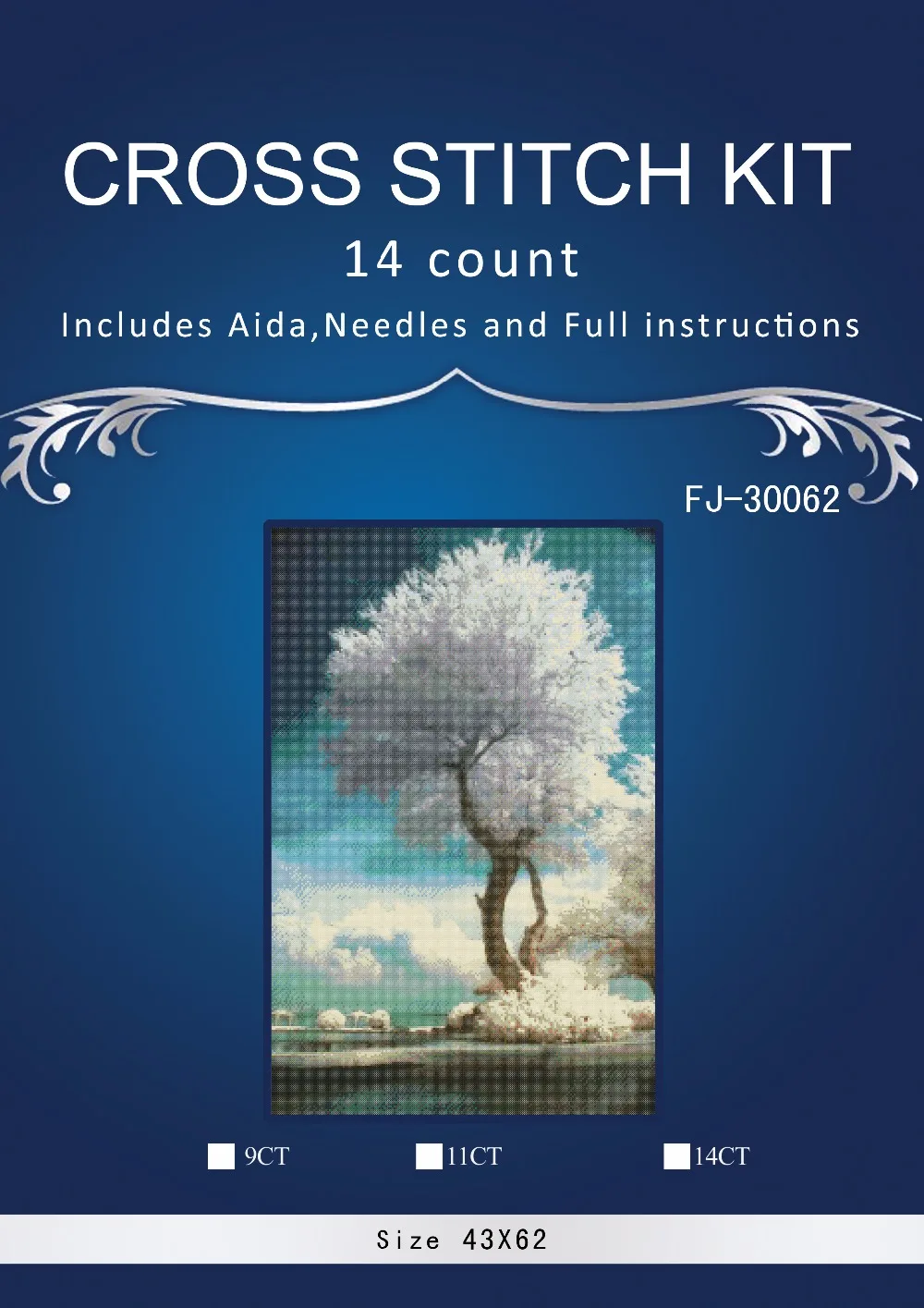 

Top Quality Beautiful Lovely Counted Cross Stitch Kit Similar Dim cross stitch Similar DMC dim anchor forest FJ-3006
