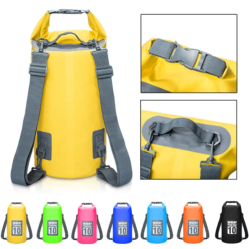 

Waterproof Dry Bag Pack Sack Swimming Rafting Kayaking River Trekking Floating Sailing Canoing Boating Water Resistance Travel