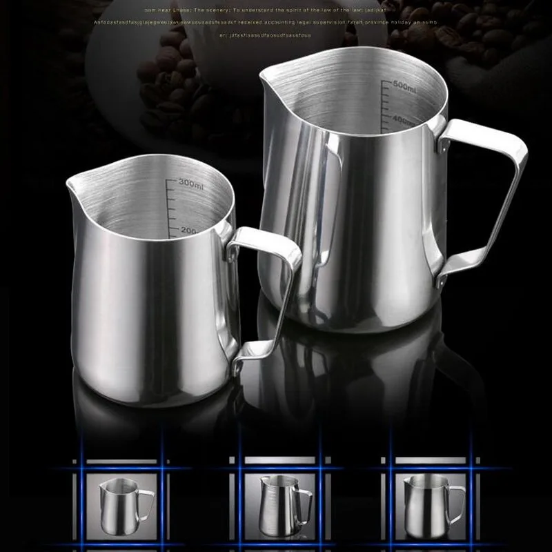 300ML/600ML/900ML stainless steel succulent coffee pull flower pot scale creative milk turkish coffee pot with mouth 300ML/600ML/900ML stainless steel succulent coffee pull flower pot scale creative milk turkish coffee pot with mouth