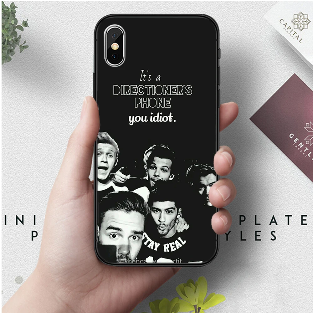 7 Одно направление высокое-протектор на конце силиконовый чехол для iPhone 5 5S 6 6S Plus 7 8 11 Pro X XS Max XR - Цвет: 7