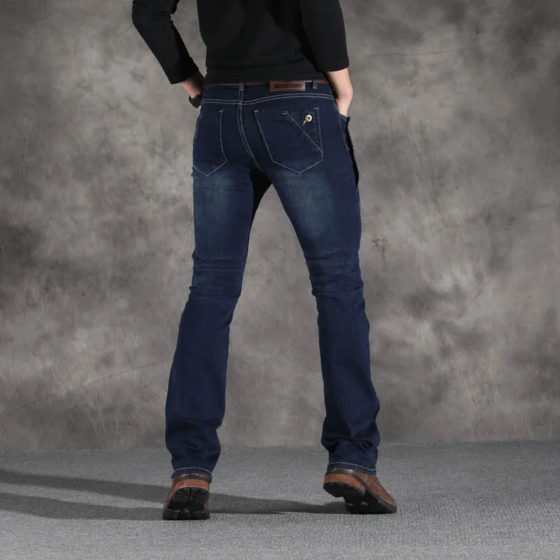 Мужские Стрейчевые расклешенные джинсы, мужские черные, синие, модные, дизайнерские, расклешенные, джинсы, брюки, прямые, клеш, джинсы, Homme, черные, синие