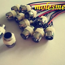 5x5 мм 12 В DC Предварительно проводной водный яркий светодиодный+ пластиковый корпус под светодиод свет лампы красный желтый синий зеленый белый оранжевый УФ розовый теплый белый