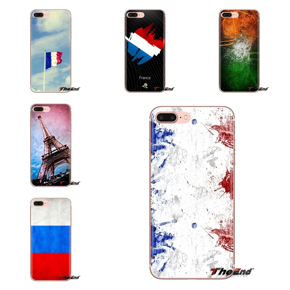 France Flag Wallpaper For Samsung Galaxy A3 A5 A7 A9 A8 Star A6 Plus 2018 2015 2016 2017 Transparent Soft Shell Covers |