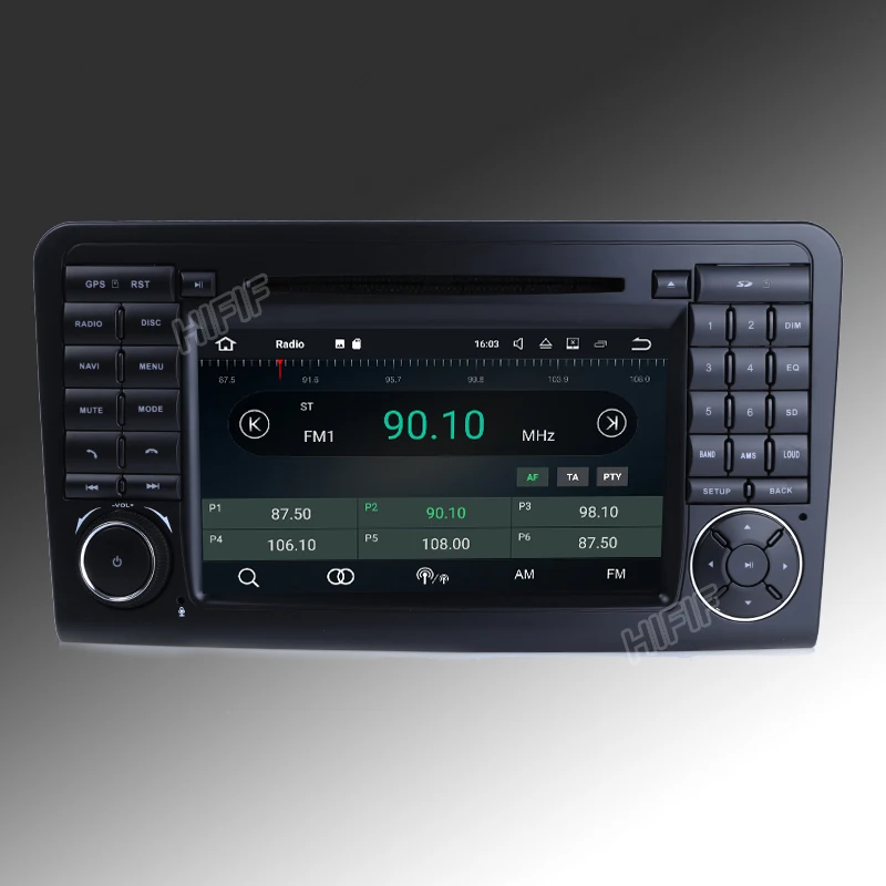 Sale HIFIF 7" Quad Core 2GB RAM Android 7.11 Car DVD Radio For Mercedes/Benz ML GL Class W164 ML300 ML350 ML450 ML500 2005-2012 Navi 5