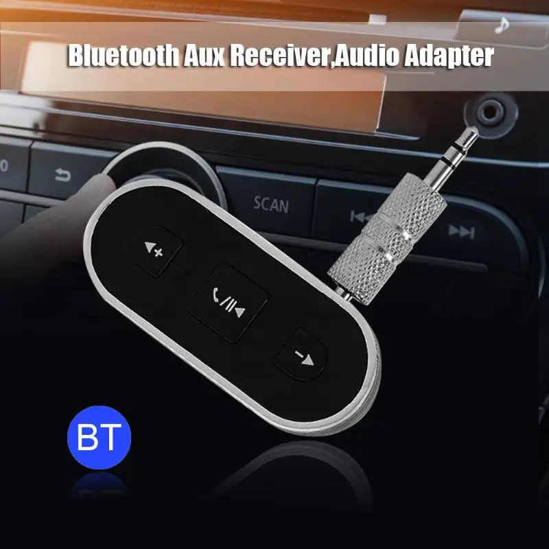 3,5 мм Jack с разъемом подачи внешнего сигнала AUX MP3 музыкальный bluetooth-ресивер автомобильный набор, свободные руки, Беспроводной громкой связи Bluetooth гарнитура для Динамик адаптер для подключения наушников громкой связи