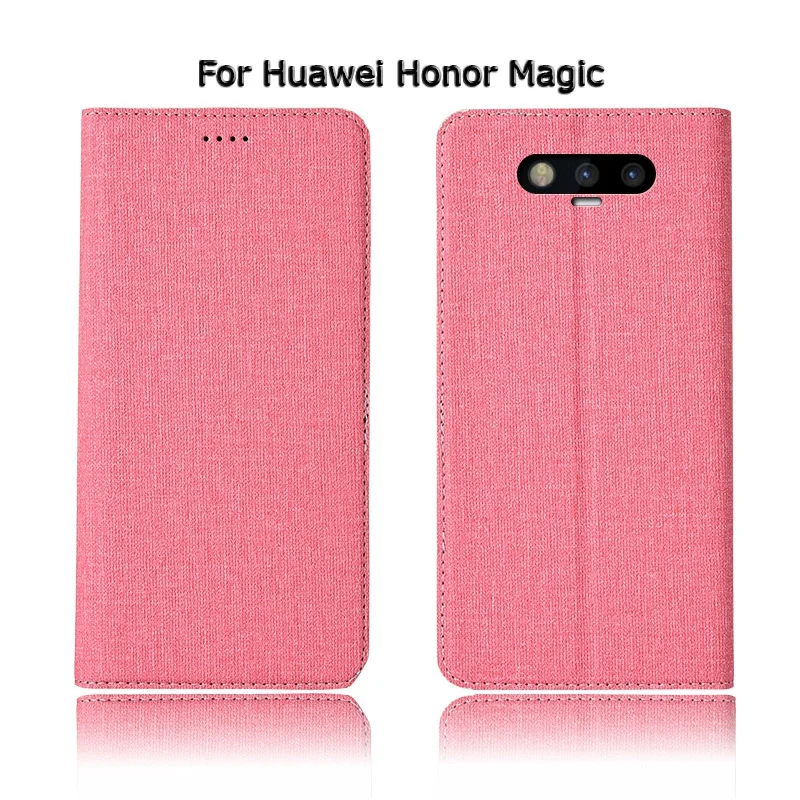 Флип-чехол для телефона с подставкой, чехол для huawei Honor Magic 2 Magic2/Honor Play, чехол из хлопковой льняной кожи, дизайнерский чехол для телефона