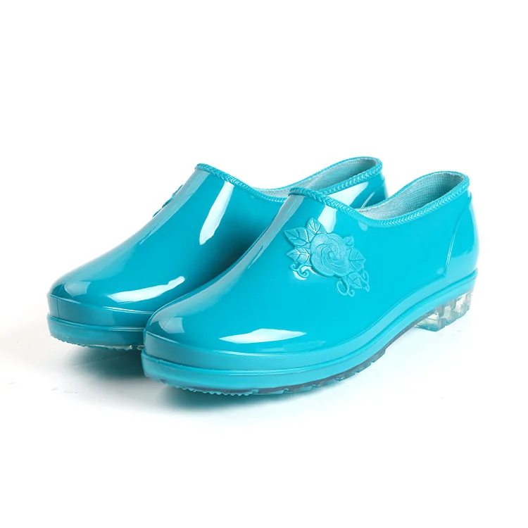 Aleafalling/женские непромокаемые сапоги; водонепроницаемая обувь; обувь без шнуровки для сада, кухни; женская обувь с цветочным узором; обувь для девочек; моющая обувь для машины; AWBT42
