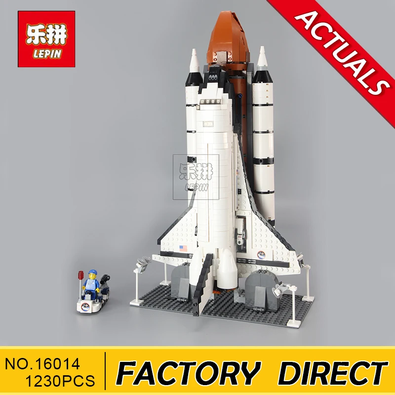 

Lepin 16014 1230Pcs Space Shuttle Expedition Model Building Kits Blocks Bricks Toys For Children Gift Compatible With 10231
