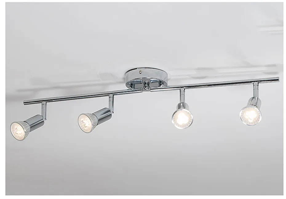 Вращающийся светодиодный потолочный светильник s современный Регулируемый угол наклона потолочный светильник с GU10 Светодиодный светильник для гостиной спальни потолочный светильник