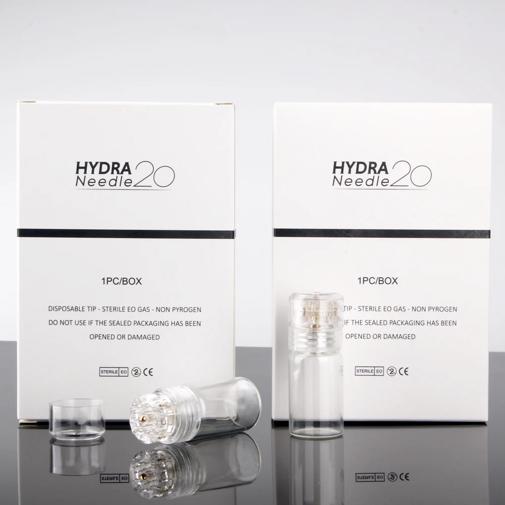

Hydra Roller Titanium needle Gold Tips Roller Bottle for Hyaluronic Acid Skin care Essence Anti Aging Serum Injection