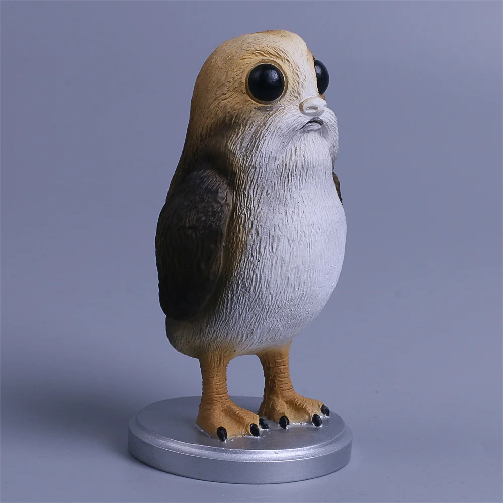 Star Wars The Last Jedi Porg Action Figure Cosplay Porg Toy Doll Christmas Gift Resin (6)