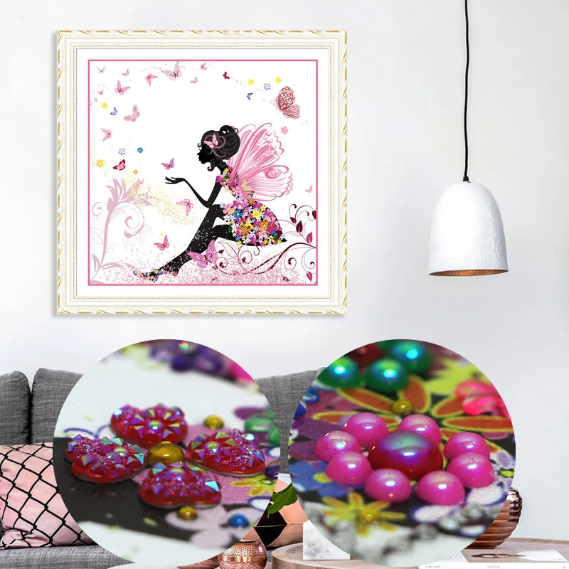 5D DIY Diamond Painting Kit Rhinestone Cross Stitch Kit Wall Decor