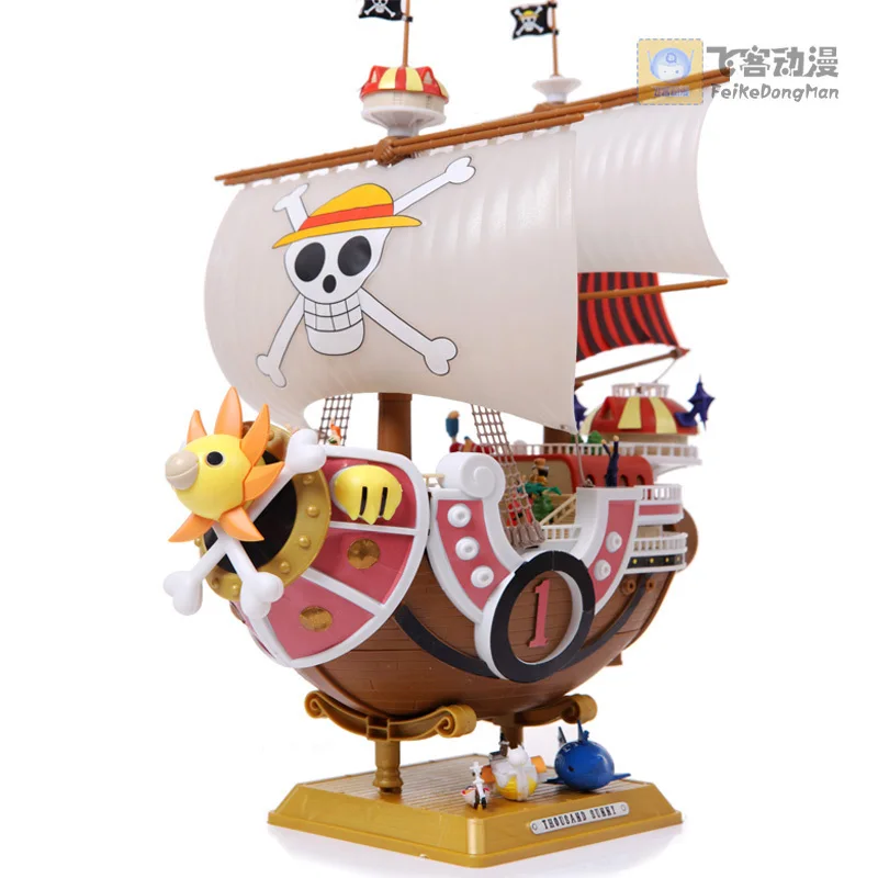 

Free shipping One PIece Straw Hat 28CM Miles Sunshine Merry No. Pirate Ship boat Model figure DIY Collector's edition NEW IN BOX