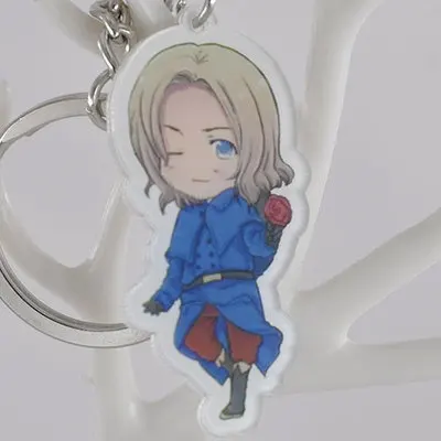 Animation Axis power Hetalia world Wrinkle Key Holder для всех стран, брелок для ключей, подвеска Portachiavi - Цвет: 3