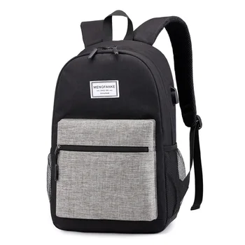 

3PCS / LOT Fashion Man Laptop Backpack USB Charging Outdoor Backpacks Casual Bags Large Male Business Travel Bag Mochila