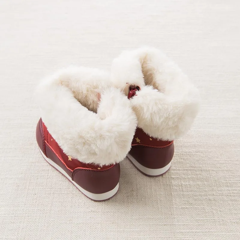 Dave Bella/сезон осень-зима; зимние ботинки для девочек; модные ботинки; Брендовая обувь; DB5536