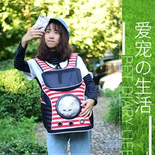 Кошка из сумки переносные сумки для собак товары для кошек новые полосатые сумки для домашних животных дышащие холщовые Ручная стирка рюкзак для домашних животных 12 кг домашних животных