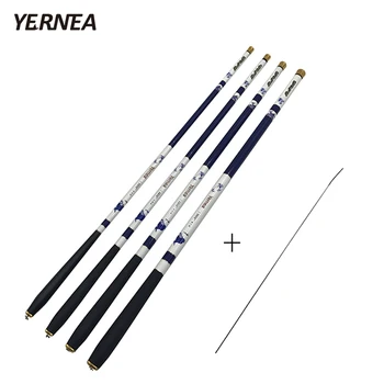 

Yernea 99% Carbon Fishing Rod Carbon Fiber Ultra-Light Carp Telescopic Fishing Pole 3.6M 4.5M 5.4M 6.3M +1 Spare Top Tips Rod