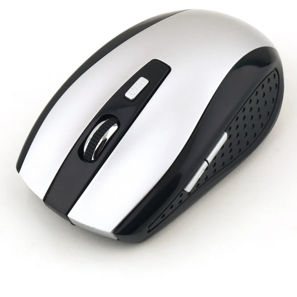 

5 Buttons + 1 Scroll Wheel Mice with USB Receiver 2.4GHz Wireless Optical Mouse For PC Laptop Newest Drop Shipping Wholesale