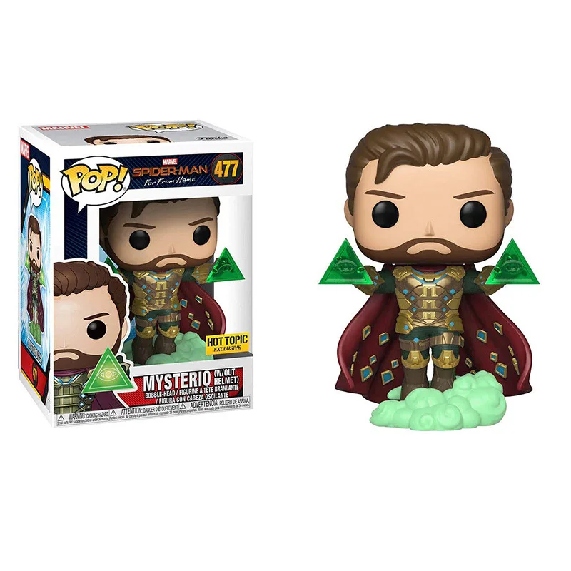 

POP Marvel Spider-man : Far From Home Super Heroes 477 # Mysterio Vinyl Action Figure Collection Model Toys For Children