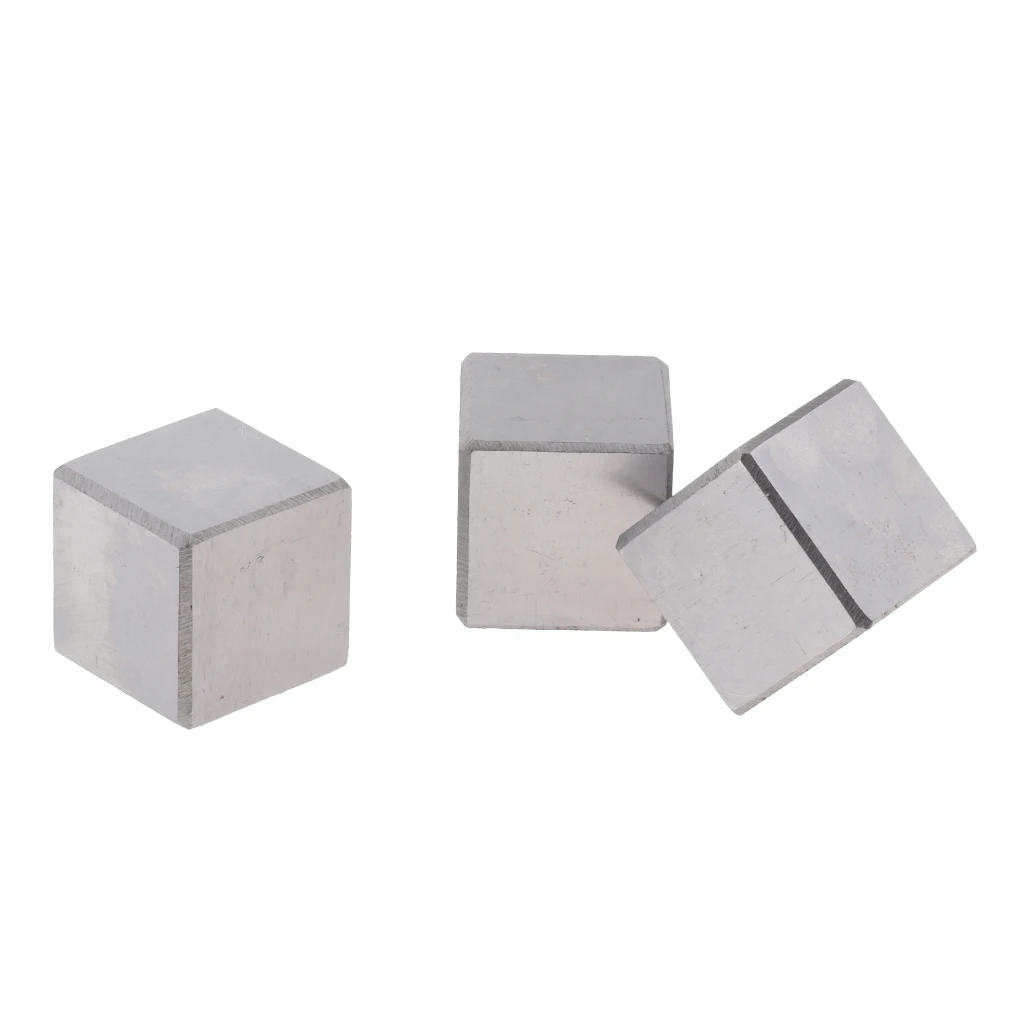 3PCS Steel Parallel Cube Blocks Milling Precision Machinist Set 40x40x40mm