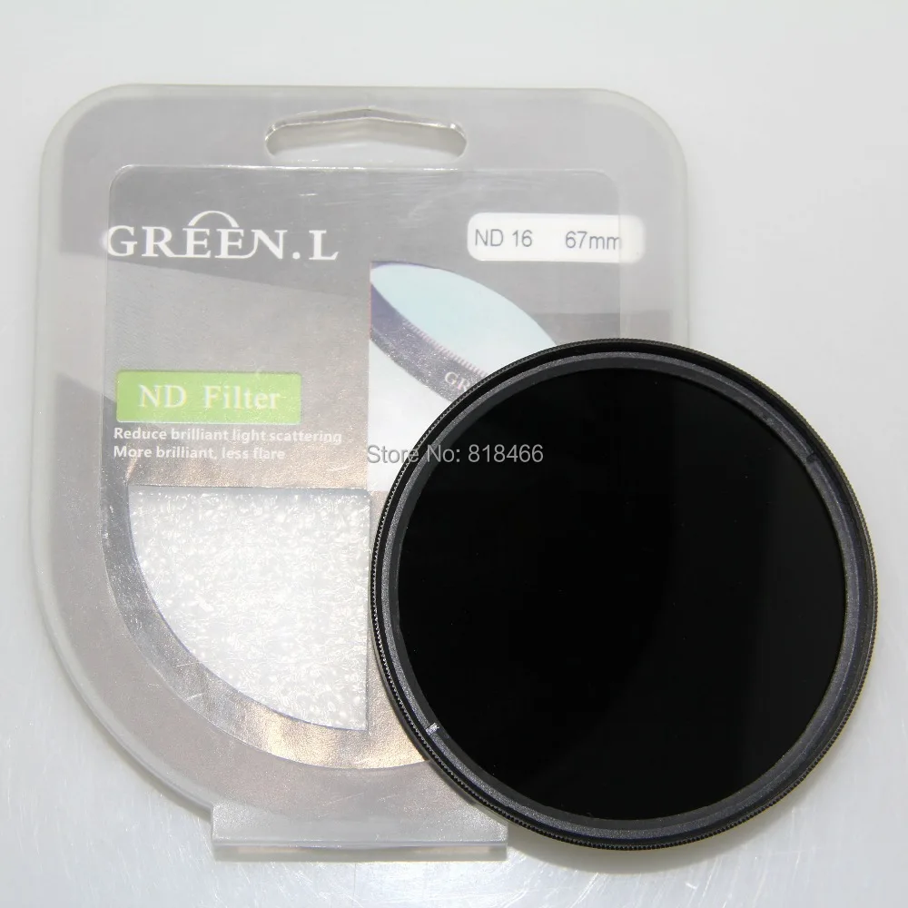 GREEN L 82mm ND16 ND filter Neutral Density Lens Filter 82 mm for canon