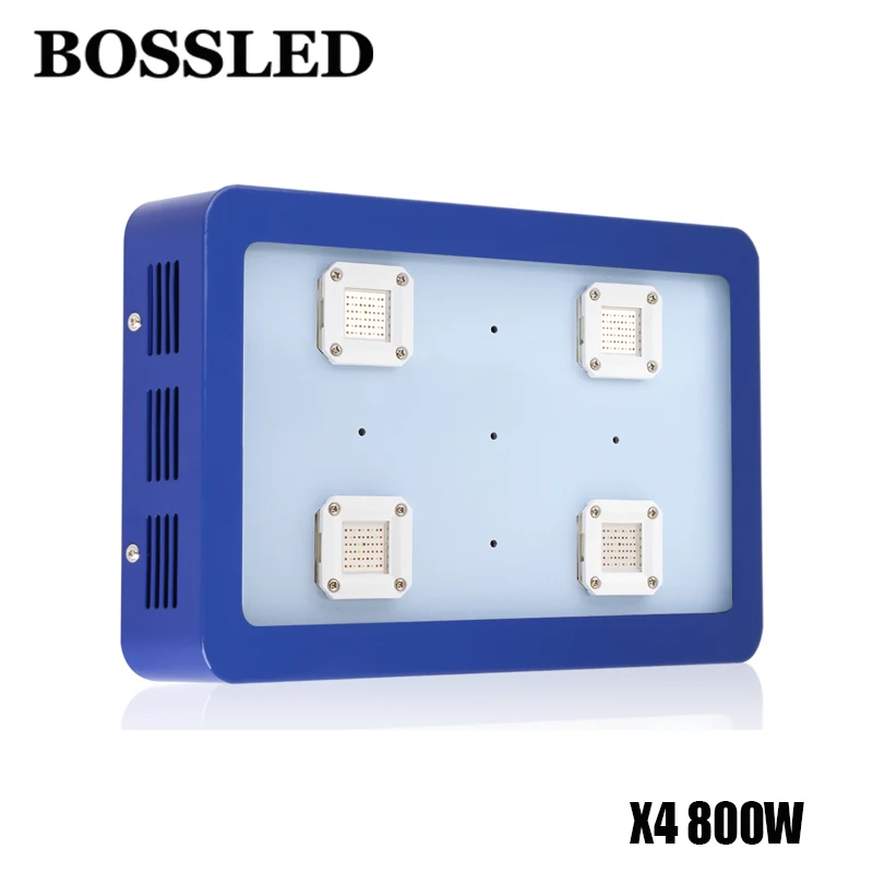 

BOSSLED X4 800W led grow light full spectrum for indoor plants medical bloom and veg greenhouse hydroponic systems grow lamps