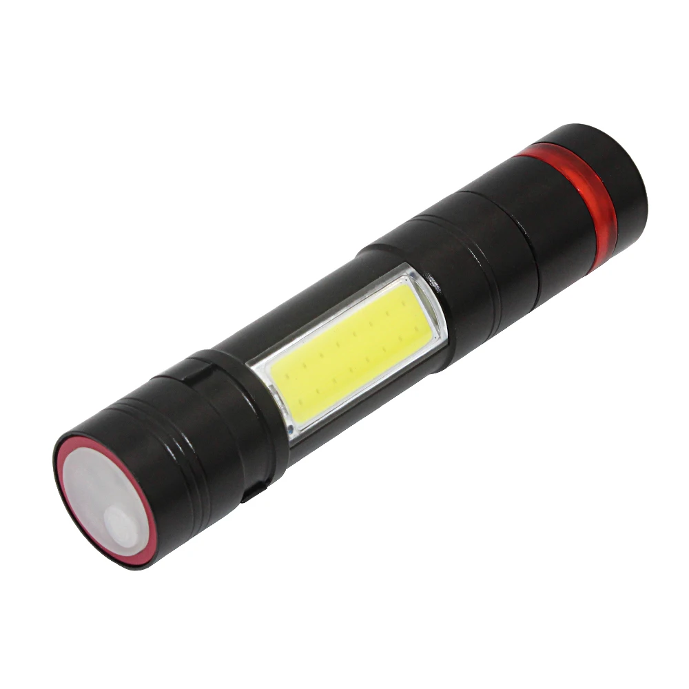 Uranusfire COB светодиодный масштабируемый фонарик 5 файлов фонарик Встроенный аккумулятор USB Перезаряжаемый мини-свет с зажимом для кемпинга работы