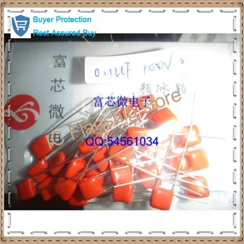 

Brand new 100 v 103 film polyester capacitor CBB capacitance 0.01 UF and nf pin pitch P5MM