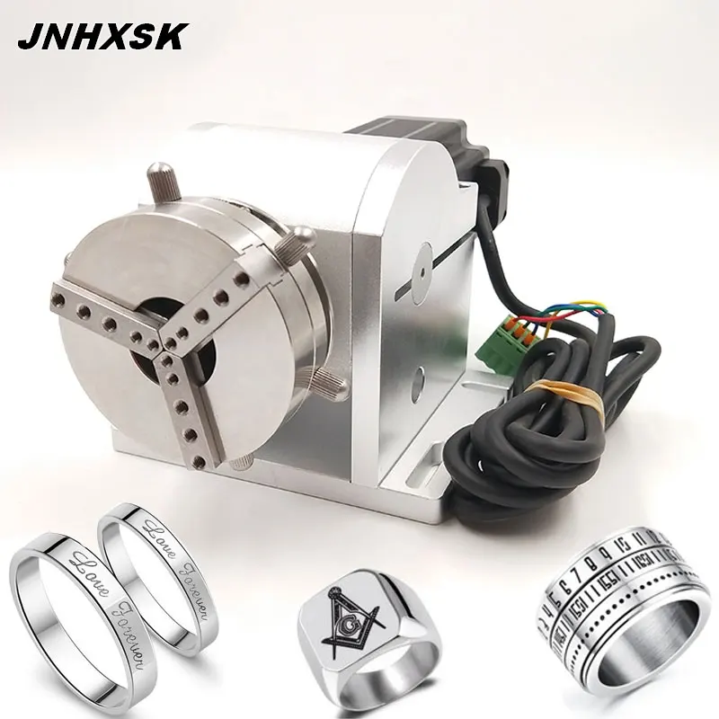 

JNHXSK Marking machine accessories Ring Jewelry Marking Rotary axis Shaft Use For Fiber Laser Marking Machine