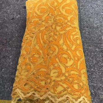 

2018 african velvet lace fabric !High quality African lace fabric!Free shipping velvet and net lace cloth