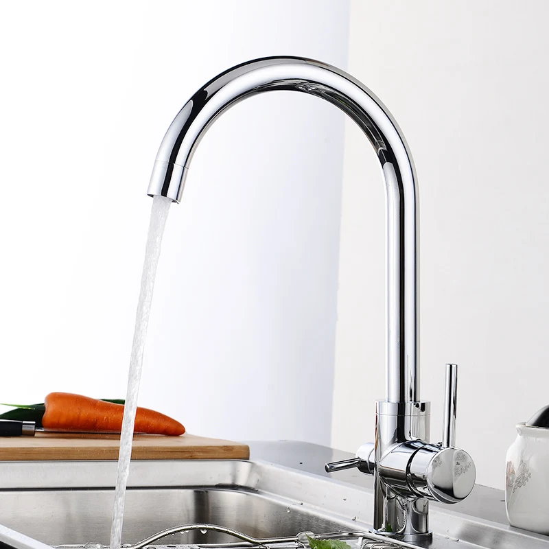 Fapully Solid Brass Chrome Water Purifier Kitchen Faucet 3 Way Double Function Water Filter Mixer Tap Three Way Kitchen Tap Fapully Solid Brass Chrome Water Purifier Kitchen Faucet 3 Way Double Function Water Filter Mixer Tap Three Way Kitchen Tap