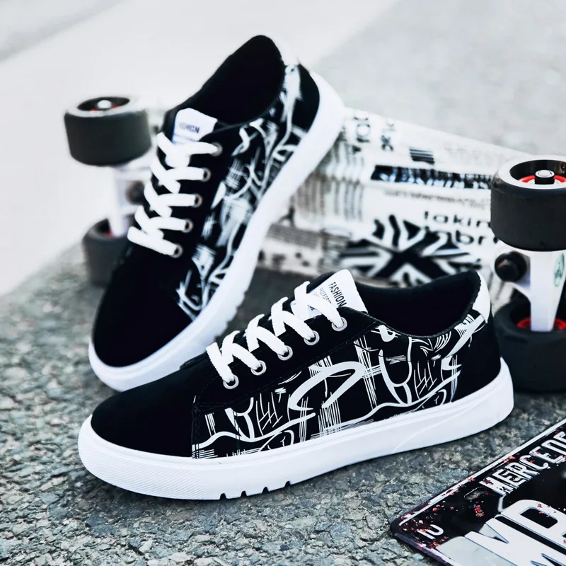 

2019 New Summer Men's Shoes Korean version of the student board shoes casual shoes low tide shoes sports shoes