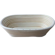 Природа ротанга тростника хлеб Banneton Проверки Корзины хлебобулочные Инструменты Овальный Форма